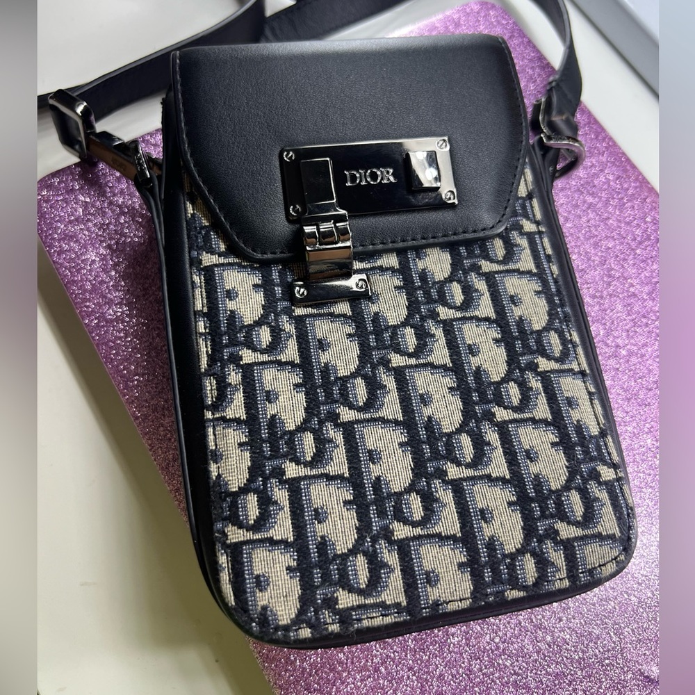 Dior Oblique vertical pouch